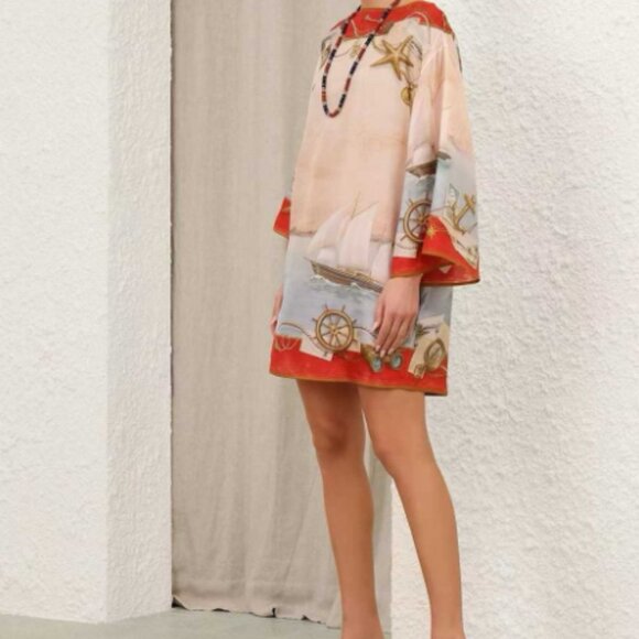 Zimmerman Linen Midi Dress - Picture 7 of 8